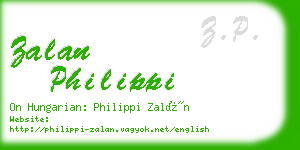 zalan philippi business card